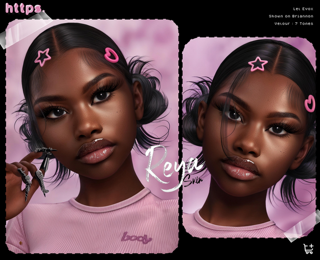 [ https ] "Reya" Skin Ebony