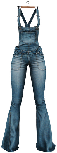 RIOT / Mercury Denim Overalls - Blue56