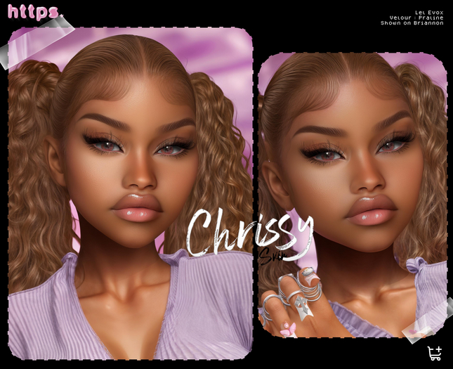 [ https ] "Chrissy" Skin Praline