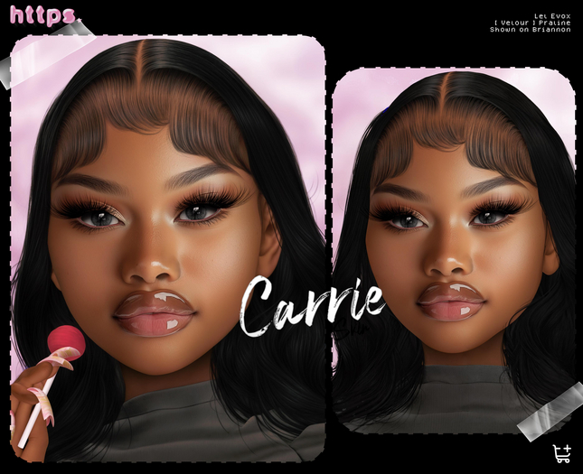 [ https ] "Carrie" Skin Praline