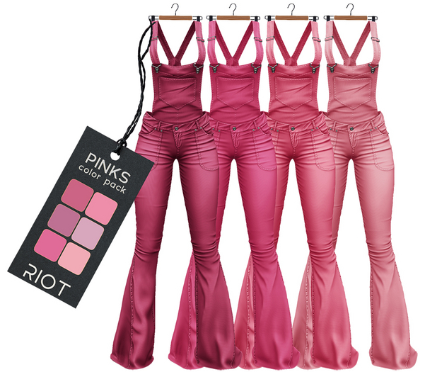 RIOT / Mercury Overalls - Pink Pack