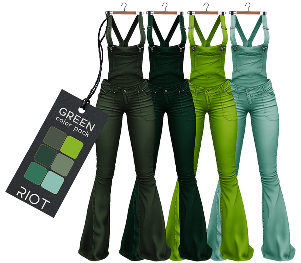 RIOT / Mercury Overalls - Green Pack