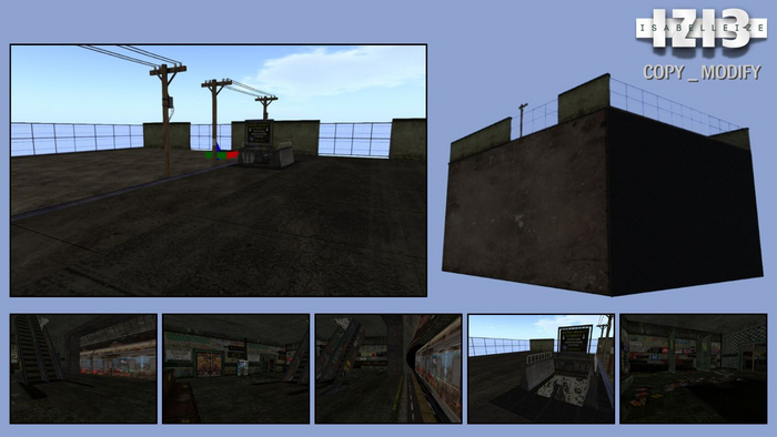 Urban Subway - Copy & Modify Mesh (127 Impact)