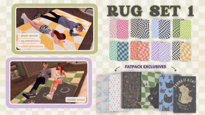 Pawpaw. Rug Set 1 / Fatpack (PG)