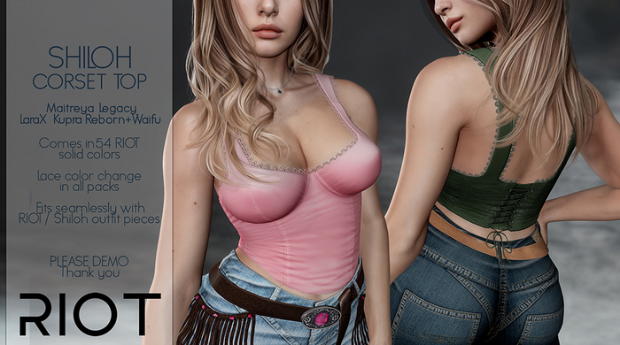 RIOT / Shiloh Corset - Fatpack