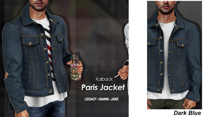 <Kalback> Paris Jacket Dark Blue