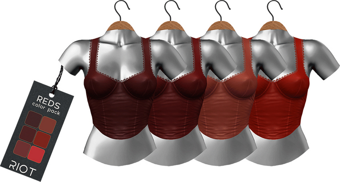 RIOT / Shiloh Corset - Red Pack