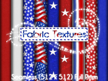 FULL PERM 9 Patriotic I Fabric Seamless Textures