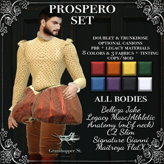 Grasshopper St Prospero Set All Bodies