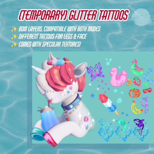 [OP] Temporary Glitter Tattoos