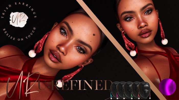 {U:Refined} Trish Earrings [Purple]