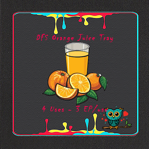 DFS Orange Juice Tray 