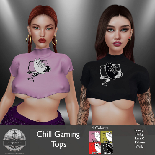 Mostyn St - Chill Gaming Tops