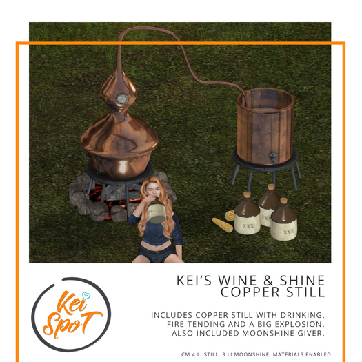 Kei's Wine & Shine Copper Still
