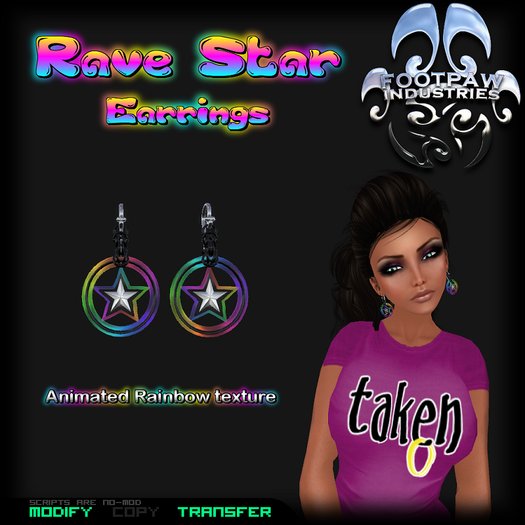 [FPI] Rave Star Earrings