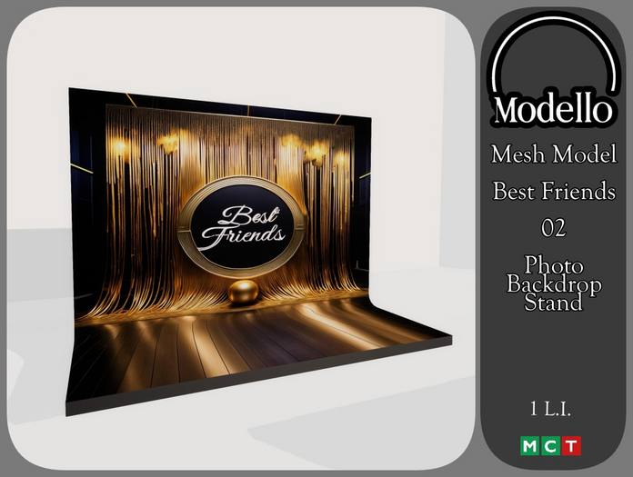 Best Friends Photo Backdrop Stand