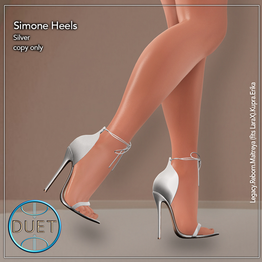 Duet Simone Heels Silver 