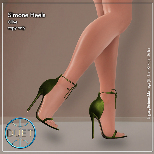 Duet Simone Heels Olive 