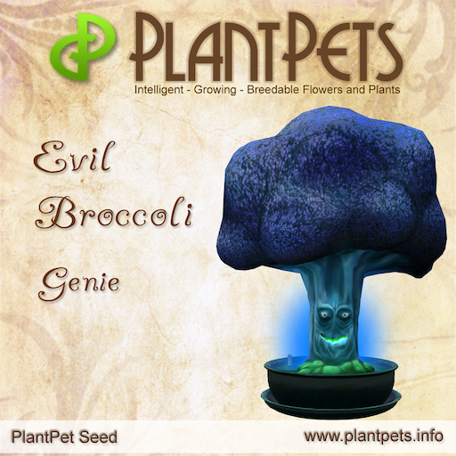 PlantPet Seed [Evil Broccoli *Genie*] Rare