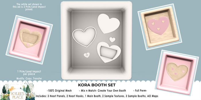 Kylee's Place-Kora Booth Set-Unpacker