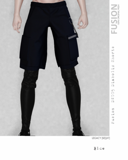[Fusion] [DW005] [Diabolic] -[Shorts]- [Blue]