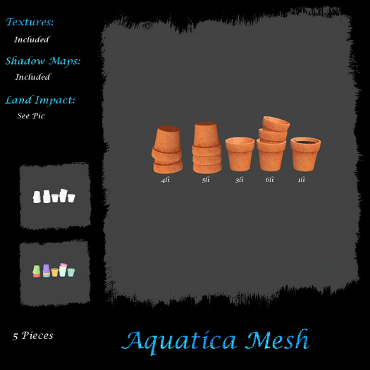 Aquatica Mesh - AM026202 Plant Pots