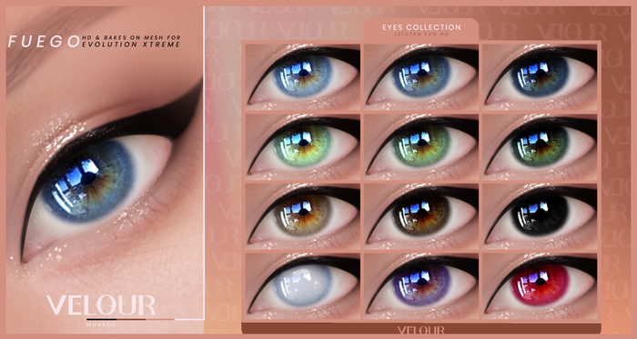 VELOUR "FUEGO" EYES