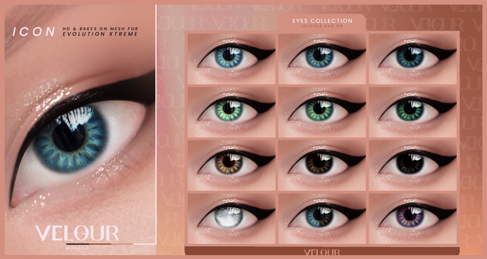 VELOUR "ICON" EYES
