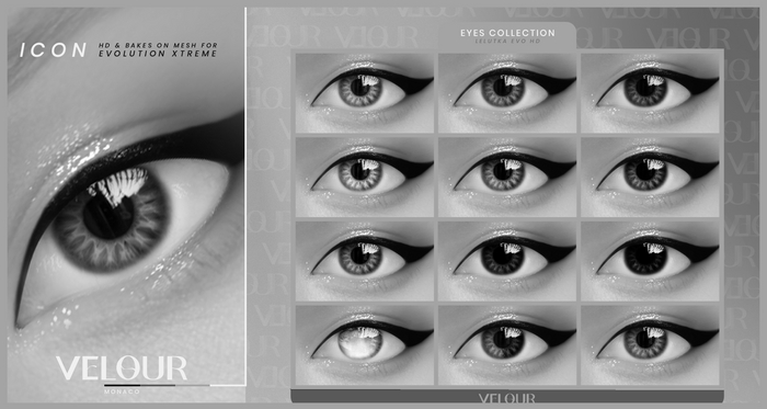VELOUR "ICON" EYES DEMO