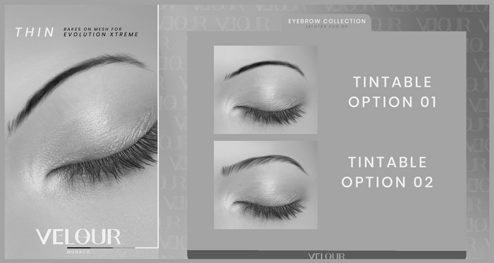 VELOUR "THIN" EYEBROW DEMO