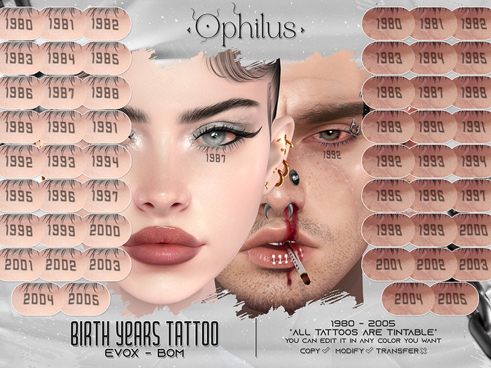 - Ophilus - Birth Years Tattoo (EvoX - Bom)