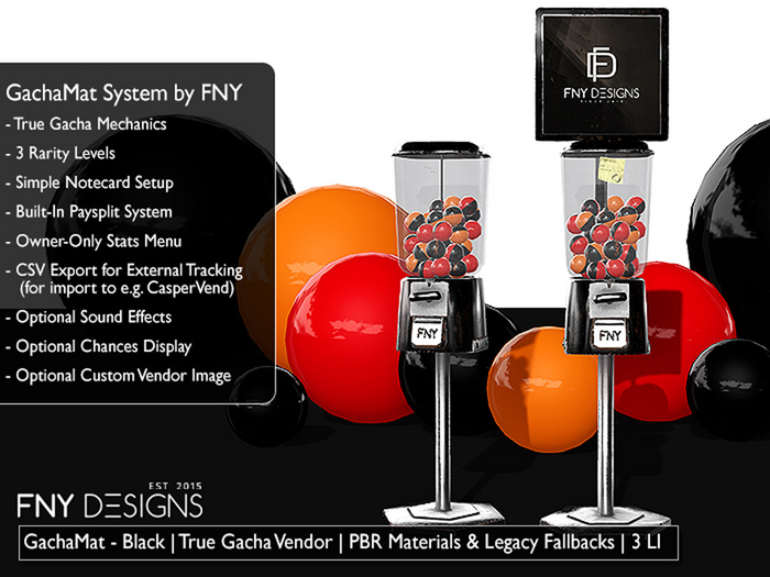 :FNY: Designs - GachaMat BLACK