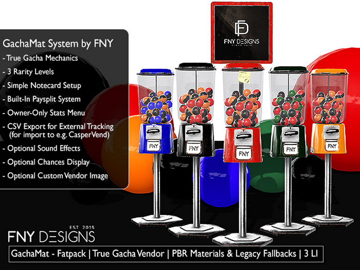 :FNY: Designs - GachaMat FATPACK