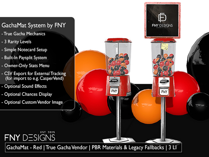 :FNY: Designs - GachaMat RED