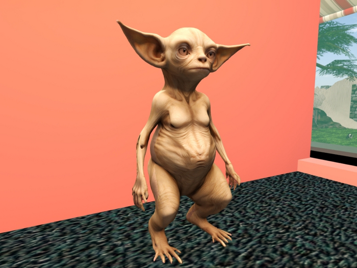 Goblinoid Sentinel being sculpture