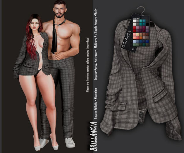 *BRILLANCIA -ANN SET /grey /