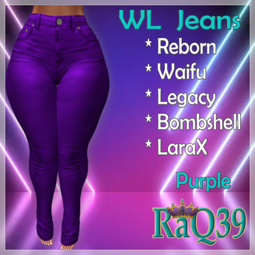 [R39] WL Jeans-Purple