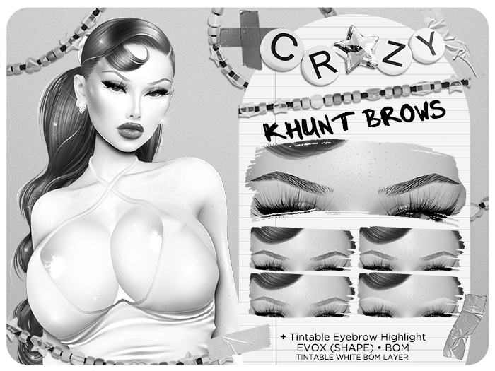 ! CRAZY ! Khunt Eyebrows + Highlight DEMO