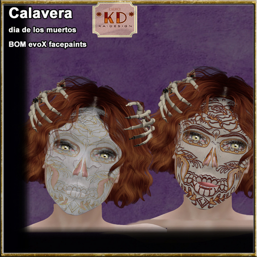 *KD* Calavera 2 face paints - Unpacked