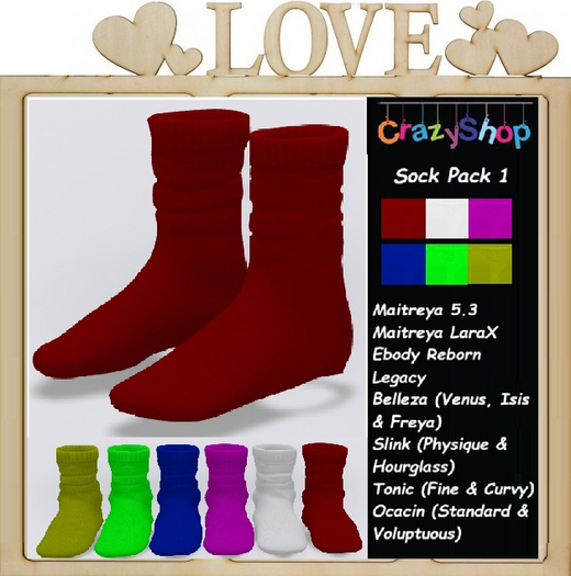 Crazy Sock Pack 1