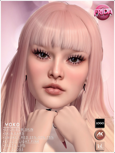 :::FRIDA:::FATPACK-YOKO-SKIN[LEL. EVOX]--(add me)