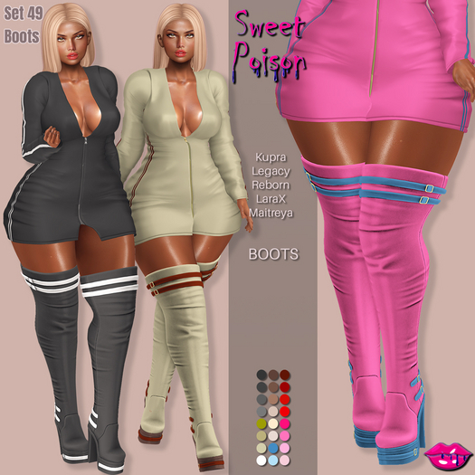 Sweet Poison Boots 49  