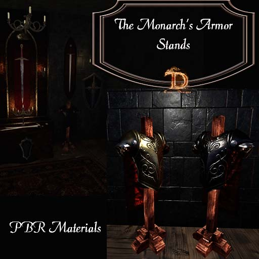 ^TD^Monarch's Armor Stands
