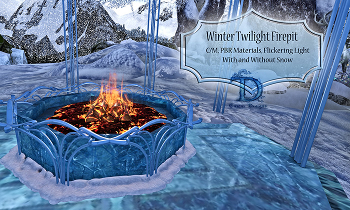 ^TD^Winter Twilight Firepit