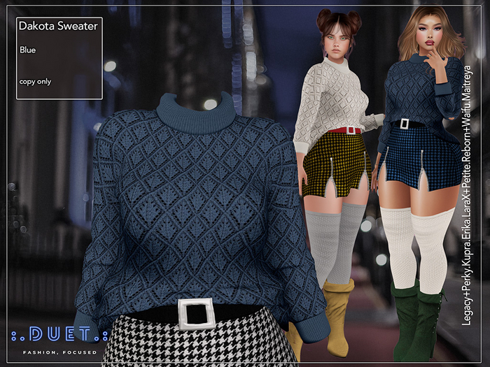 Duet Dakota Sweater Blue 