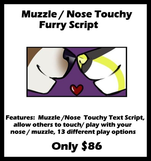 Muzzle & Nose Touchy Furry Script