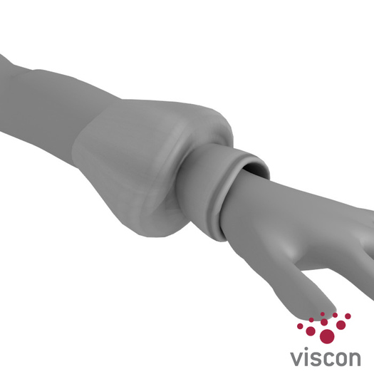 Viscon* Sculpties Puffy Cuff V2 + UV Maps