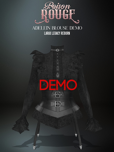 POISON ROUGE Adelein BLOUSE DEMO