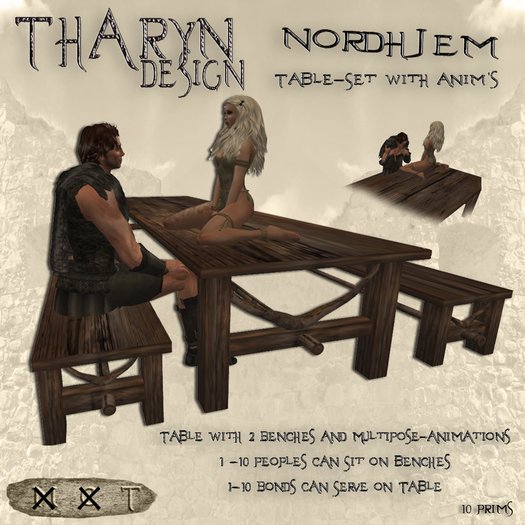 Tharyn Design Nordhjem Table - Set