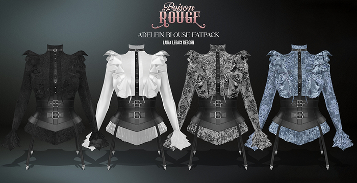 POISON ROUGE Adelein Blouse FATPACK